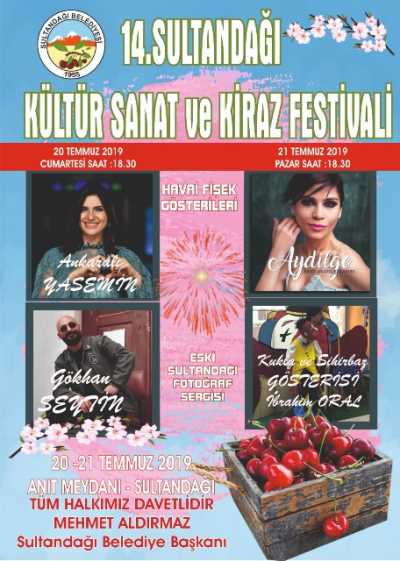 14. SULTANDAĞI KÜLTÜR TURİZM VE KİRAZ FESTİVALİ 